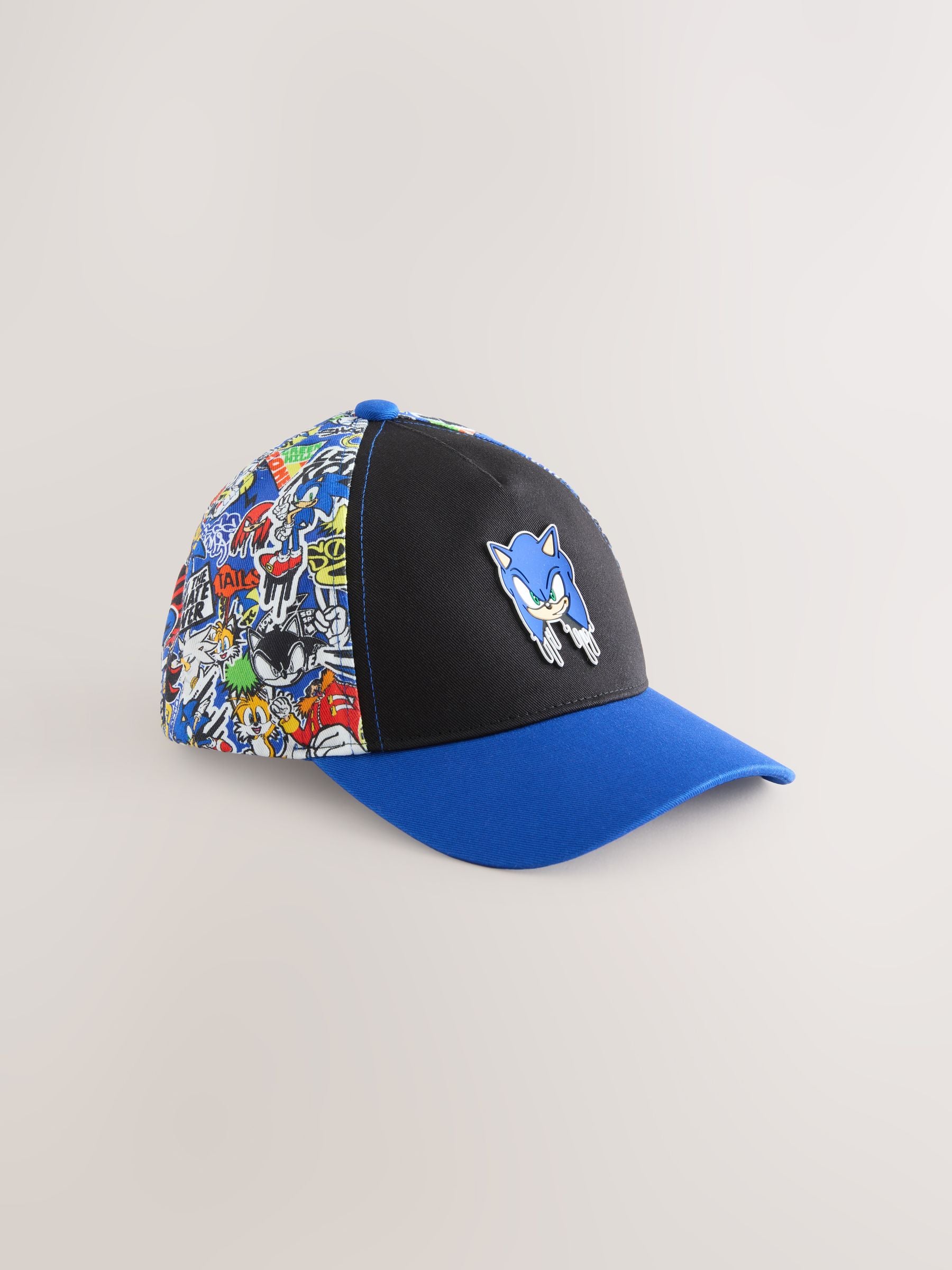 Dsiney Kidz - Blue/Black Sonic the Hedgehog Baseball Cap (3-13yrs) image 1