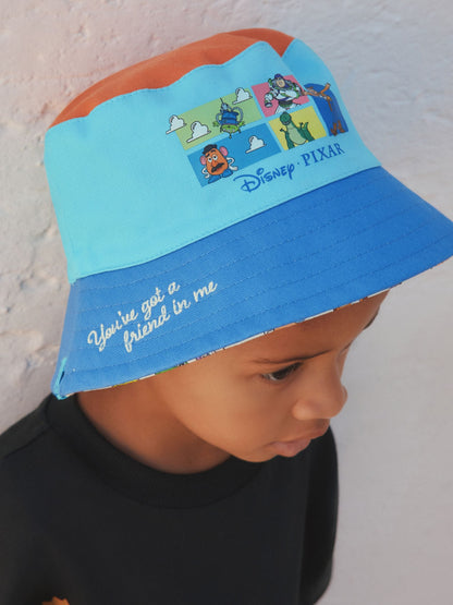 Dsiney Kidz - Blue/Orange Toy Story Reversible Bucket Hat (3mths-10yrs) image 1