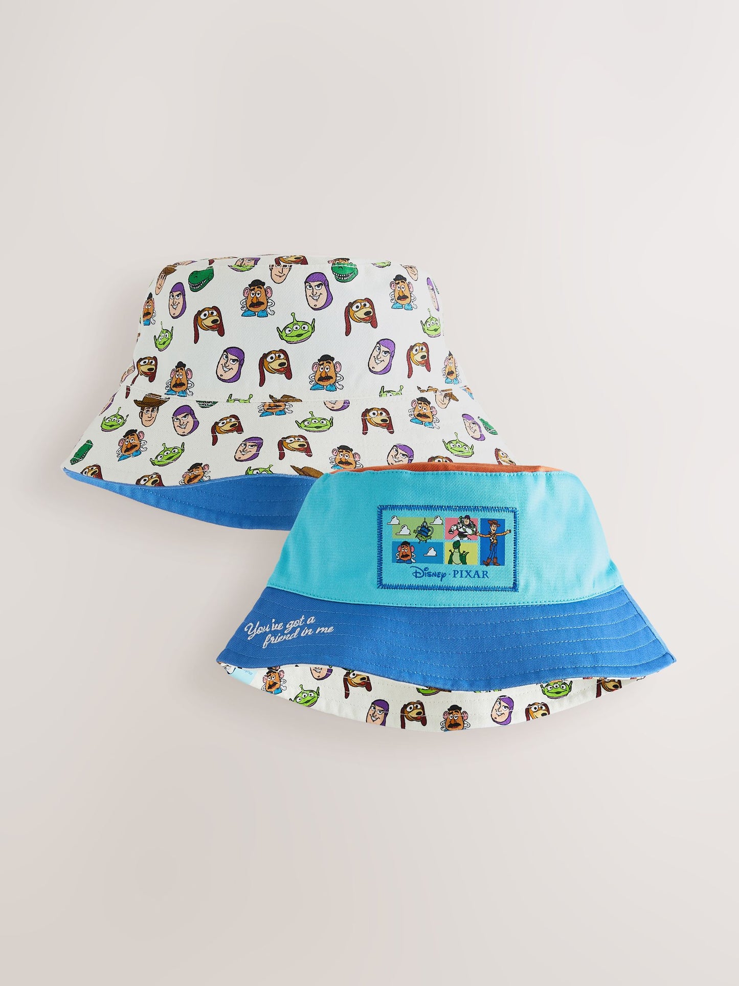 Dsiney Kidz - Blue/Orange Toy Story Reversible Bucket Hat (3mths-10yrs) image 2