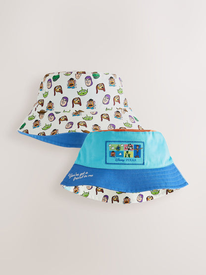 Dsiney Kidz - Blue/Orange Toy Story Reversible Bucket Hat (3mths-10yrs) image 2