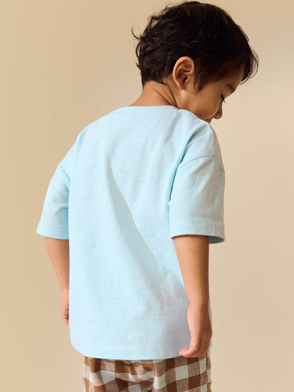Blue Farm Trio Embroidery Short Sleeve Appliqué T-Shirt (3mths-7yrs) image 3