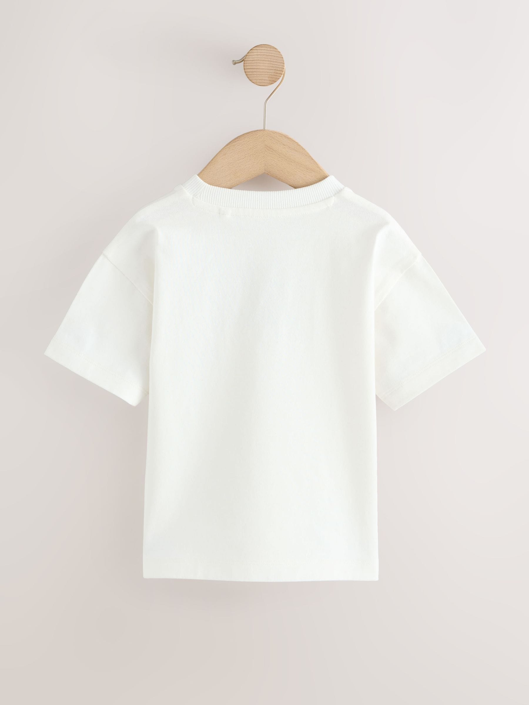 Dsiney Kidz - White Best Bro Slogan Short Sleeve Graphic T-Shirt (3mths-7yrs) image 2