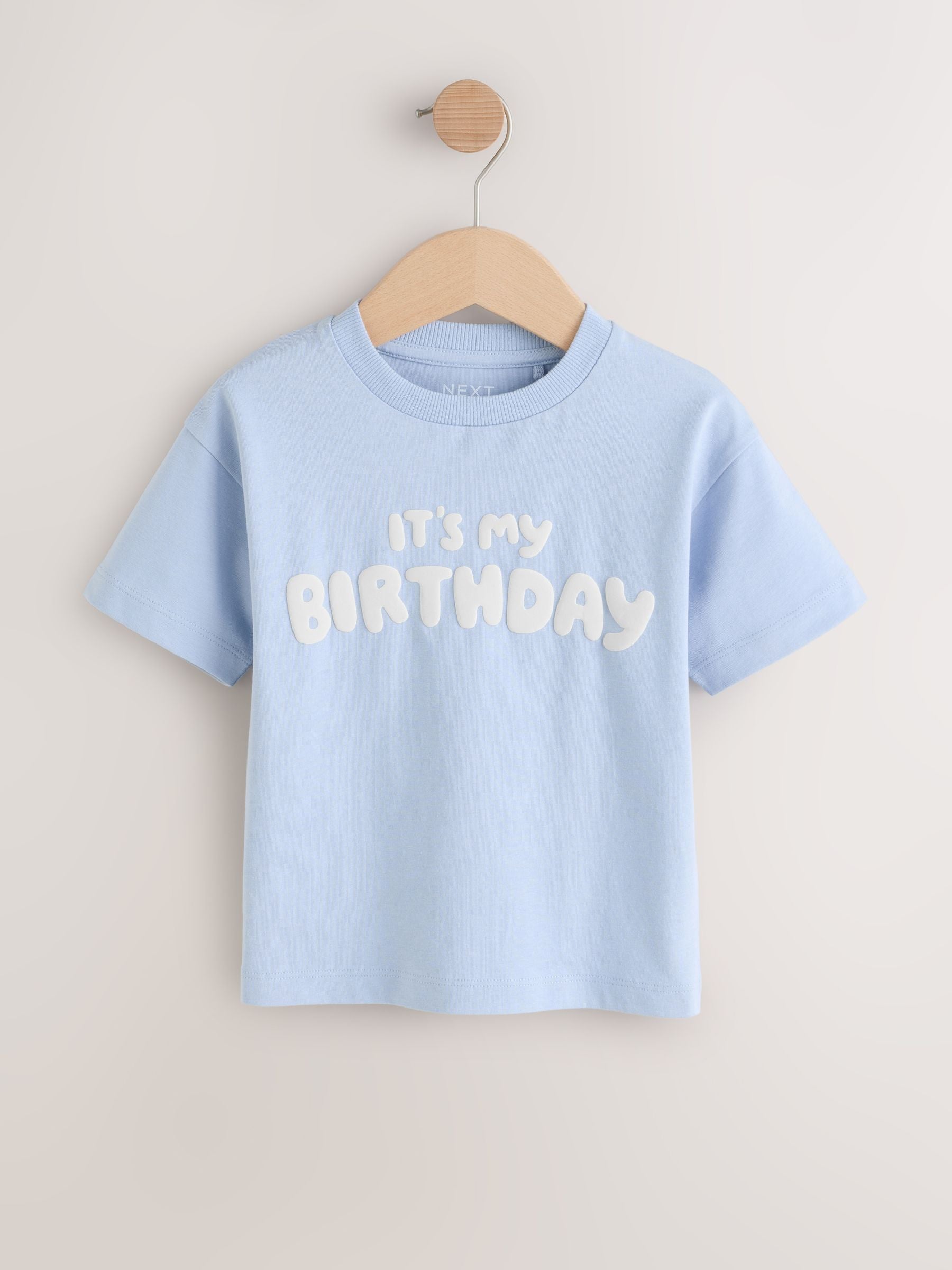 Blue It's My Birthday Short Sleeve Graphic T-Shirt (3mths-7yrs) image 1