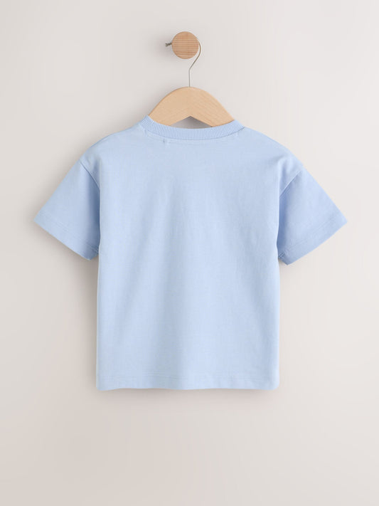 Blue It's My Birthday Short Sleeve Graphic T-Shirt (3mths-7yrs) image 3