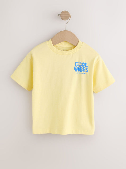 Blue Cool Vibes Short Sleeve Graphic T-Shirt (3mths-7yrs) image 1