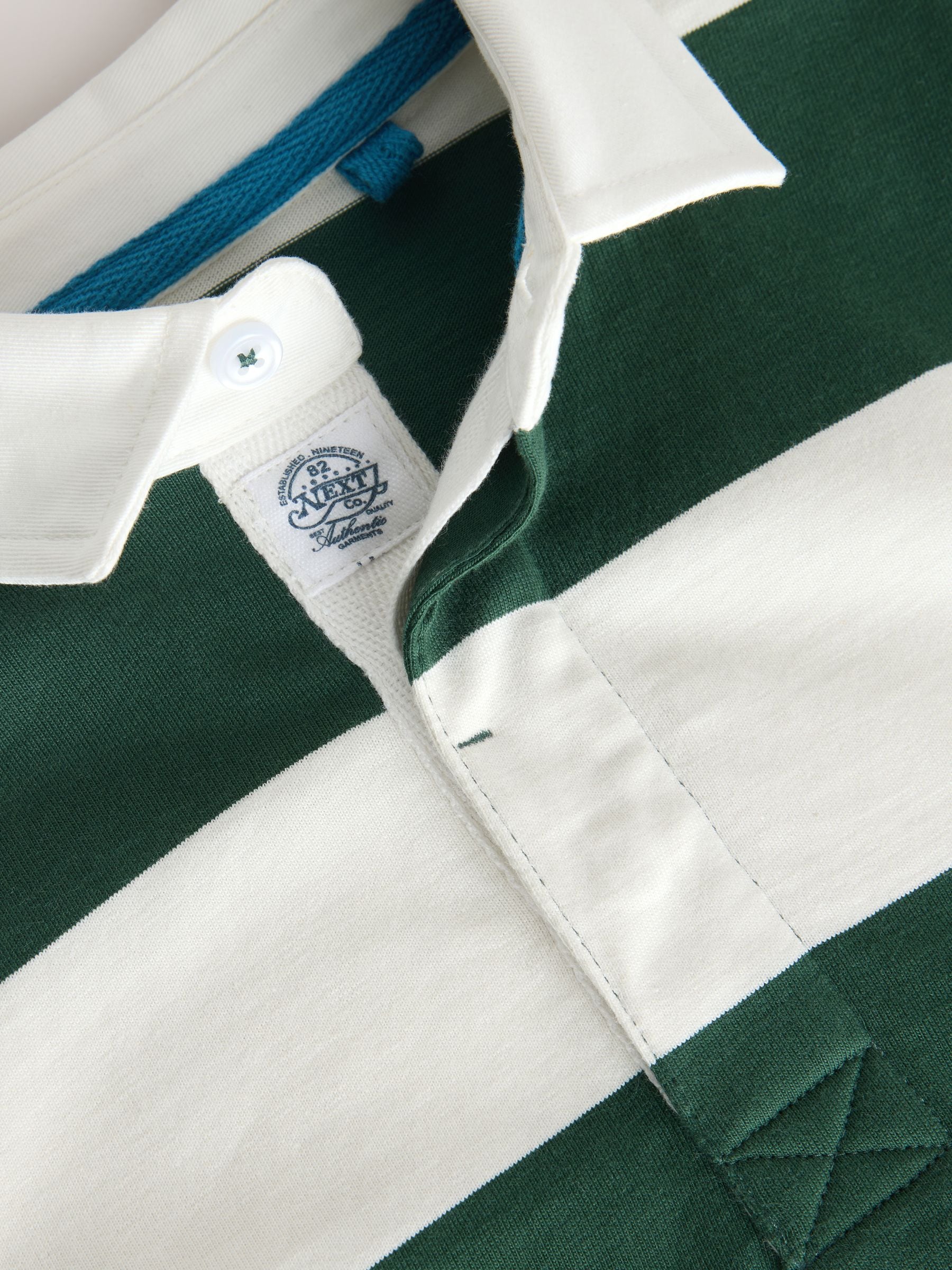 Dsiney Kidz - Green/White Short Sleeve Rugby Polo Shirt (3mths-7yrs) image 7