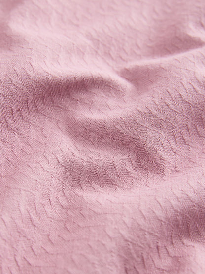 Pink Zip Neck Short Sleeve Polo Shirt And Shorts Set (3mths-7yrs) image 7