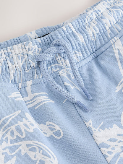 Dsiney Kidz - Blue Palm Sporty Fit Basic Shorts (3-16yrs) image 7