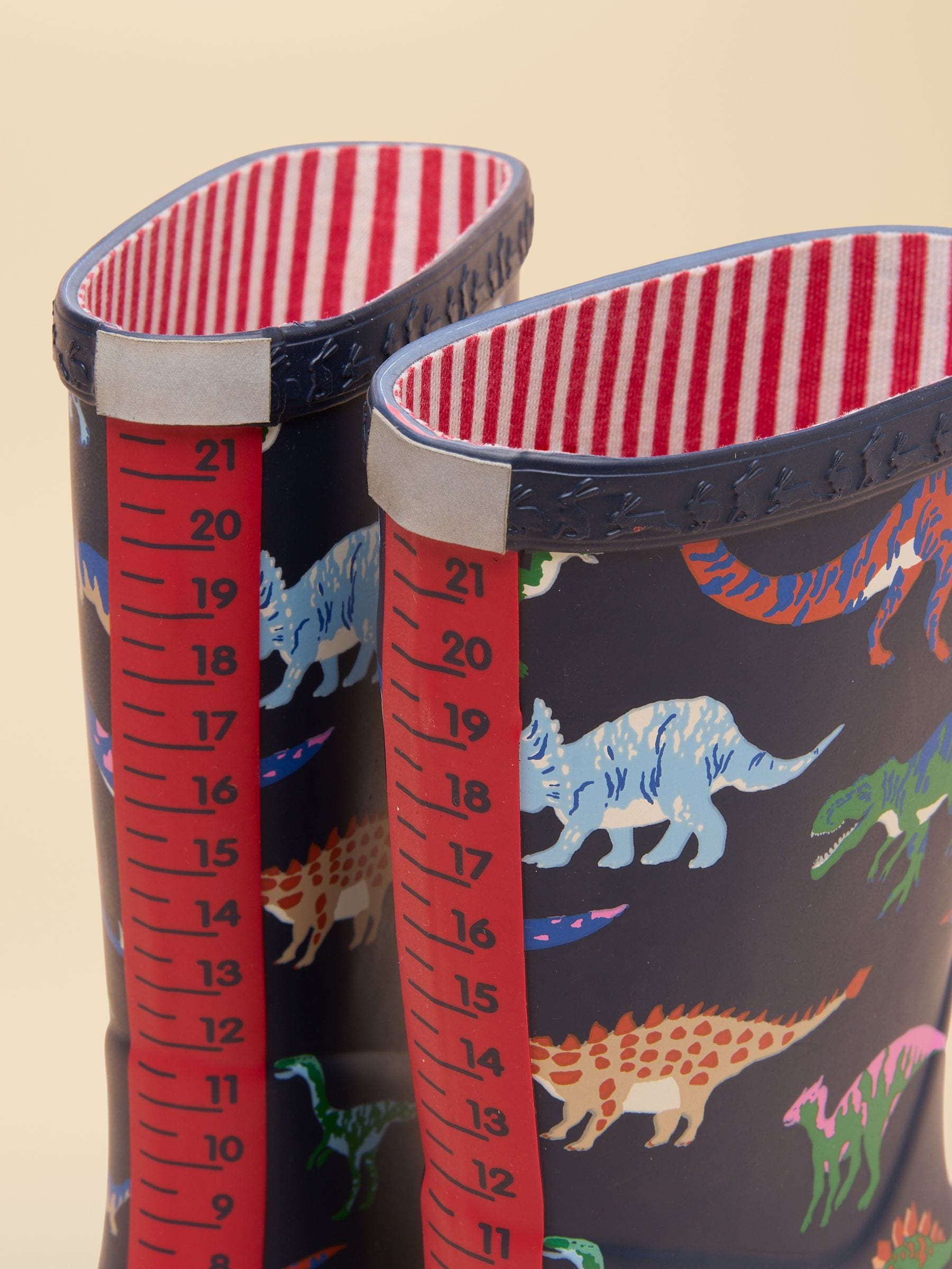 Joules Kids' Navy Dino Printed Welly image 6