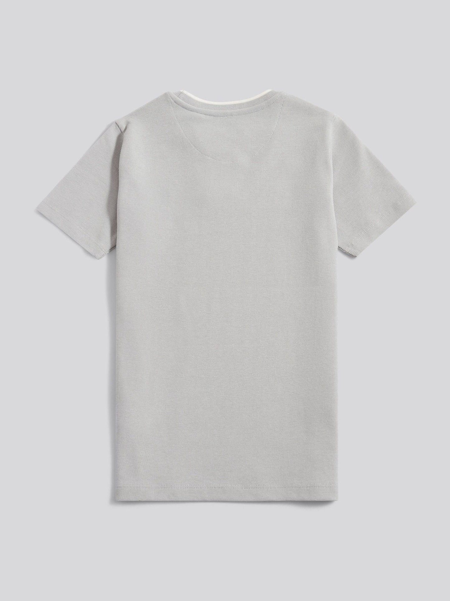 U.S. Polo Assn Grey Boys Knit Texture T-Shirt image 6