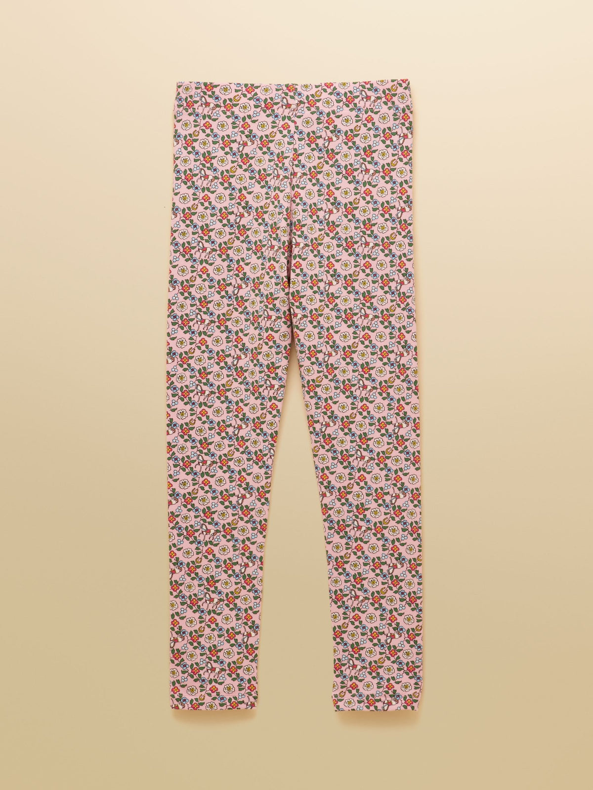Joules Pink Girls' Horse Ditsy Printed Jersey Leggings - image 2