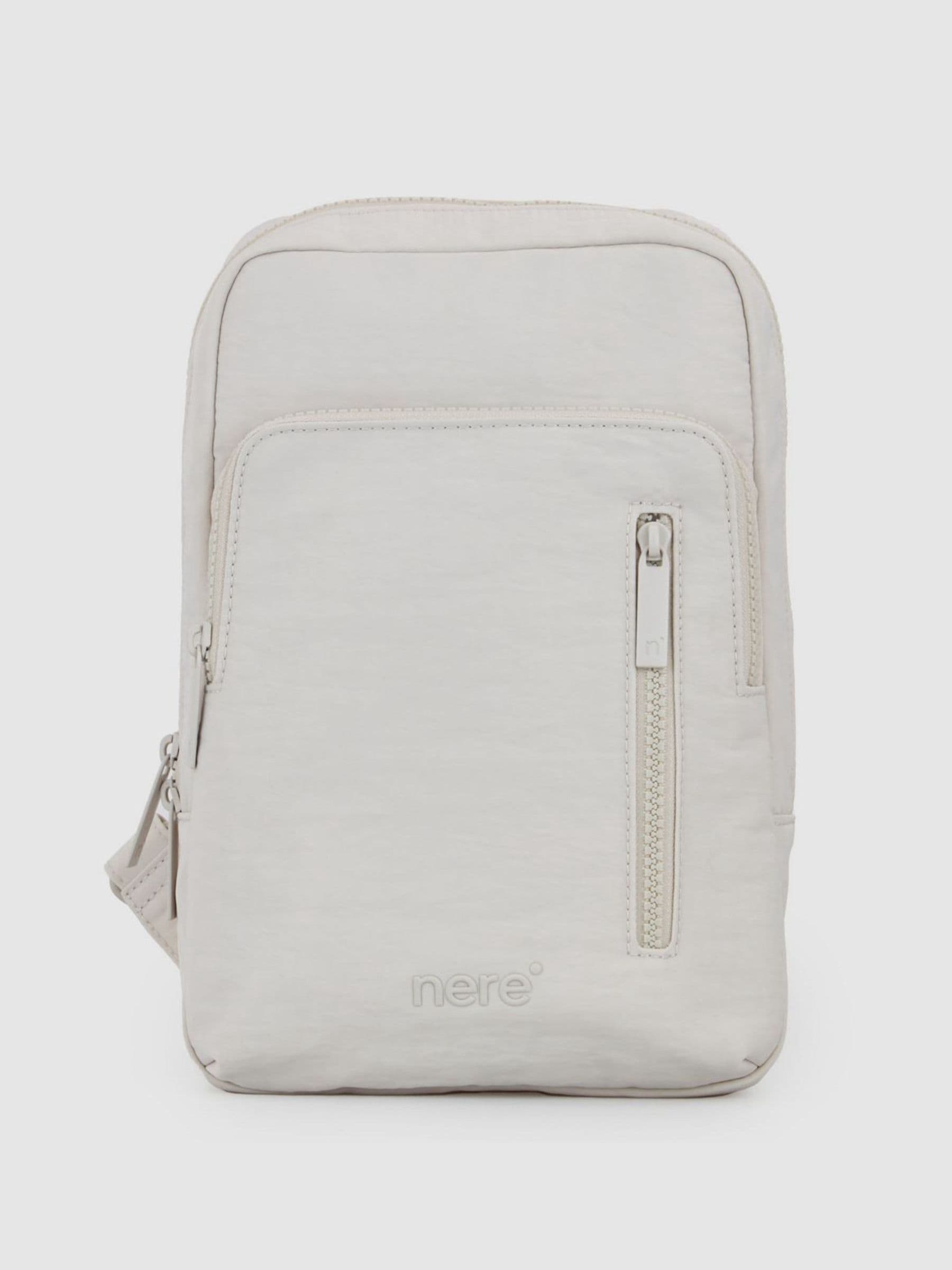 Nere White Bondi Sling Backpack image 1