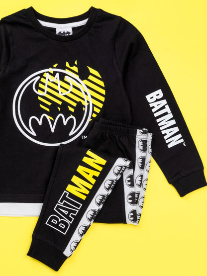 Dsiney Kidz - Vanilla Underground Black DC Comics Batman Long Sleeve Long Leg Pyjamas Set image 3