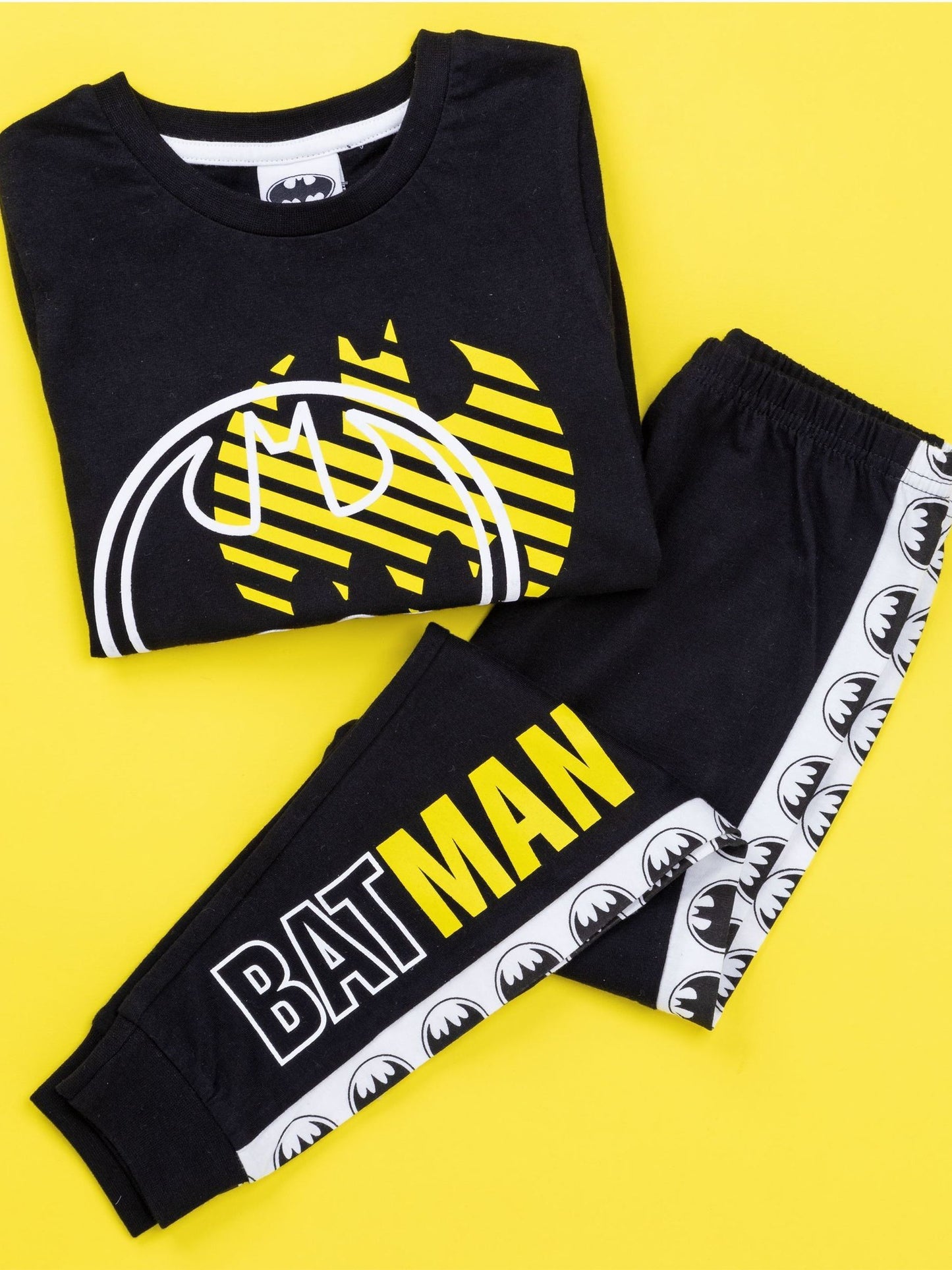 Dsiney Kidz - Vanilla Underground Black DC Comics Batman Long Sleeve Long Leg Pyjamas Set image 4