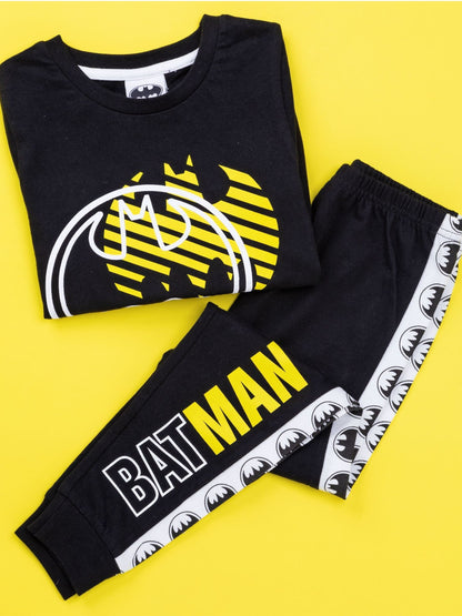Dsiney Kidz - Vanilla Underground Black DC Comics Batman Long Sleeve Long Leg Pyjamas Set image 4