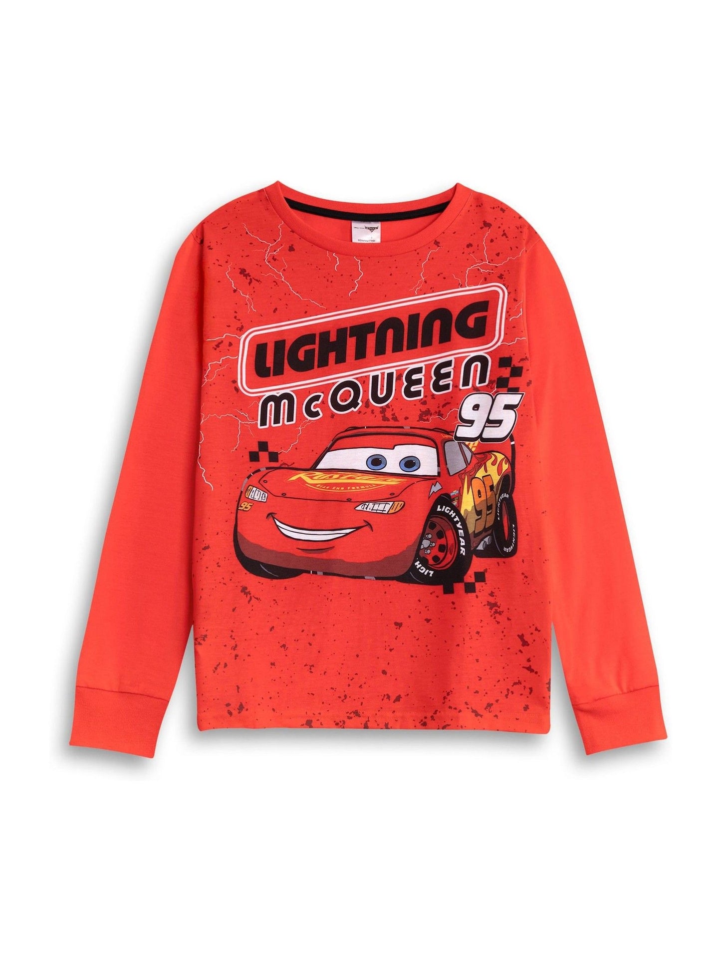Dsiney Kidz - Vanilla Underground Red Disney CARS Lightning McQueen Long Sleeve Long Leg Pyjamas Set image 2