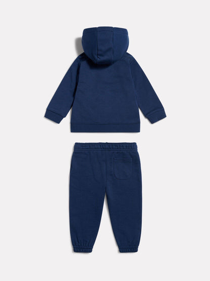 New Balance Blue FT Zip Thru Hoodie & Joggers Set image 2