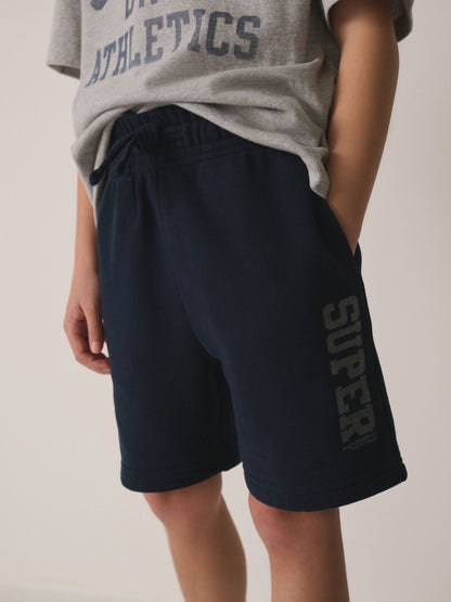 Superdry Oatmeal T-Shirt and Shorts Set image 5
