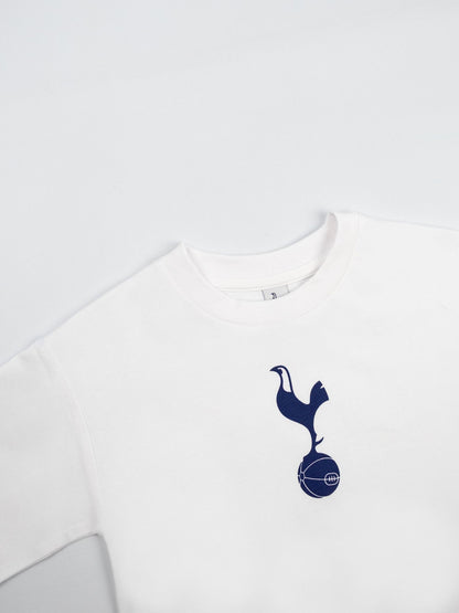 Vanilla Underground White Tottenham Hotspur Short Sleeve Long Leg Pyjamas Set image 5
