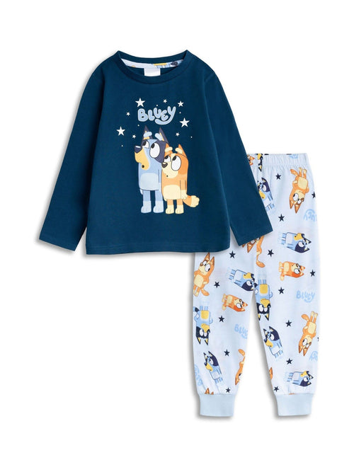 Vanilla Underground Blue Family Long Sleeve Long Leg Pyjamas Set image 1