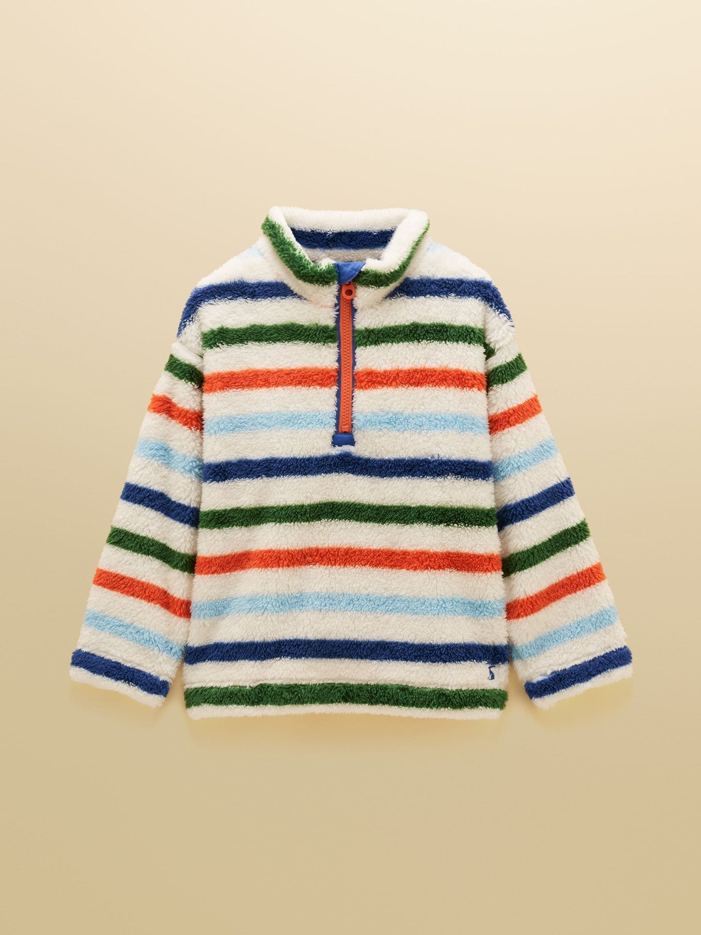 Dsiney Kidz - Joules Boys' Woozle Multi Stripe Quarter Zip Fleece image 1