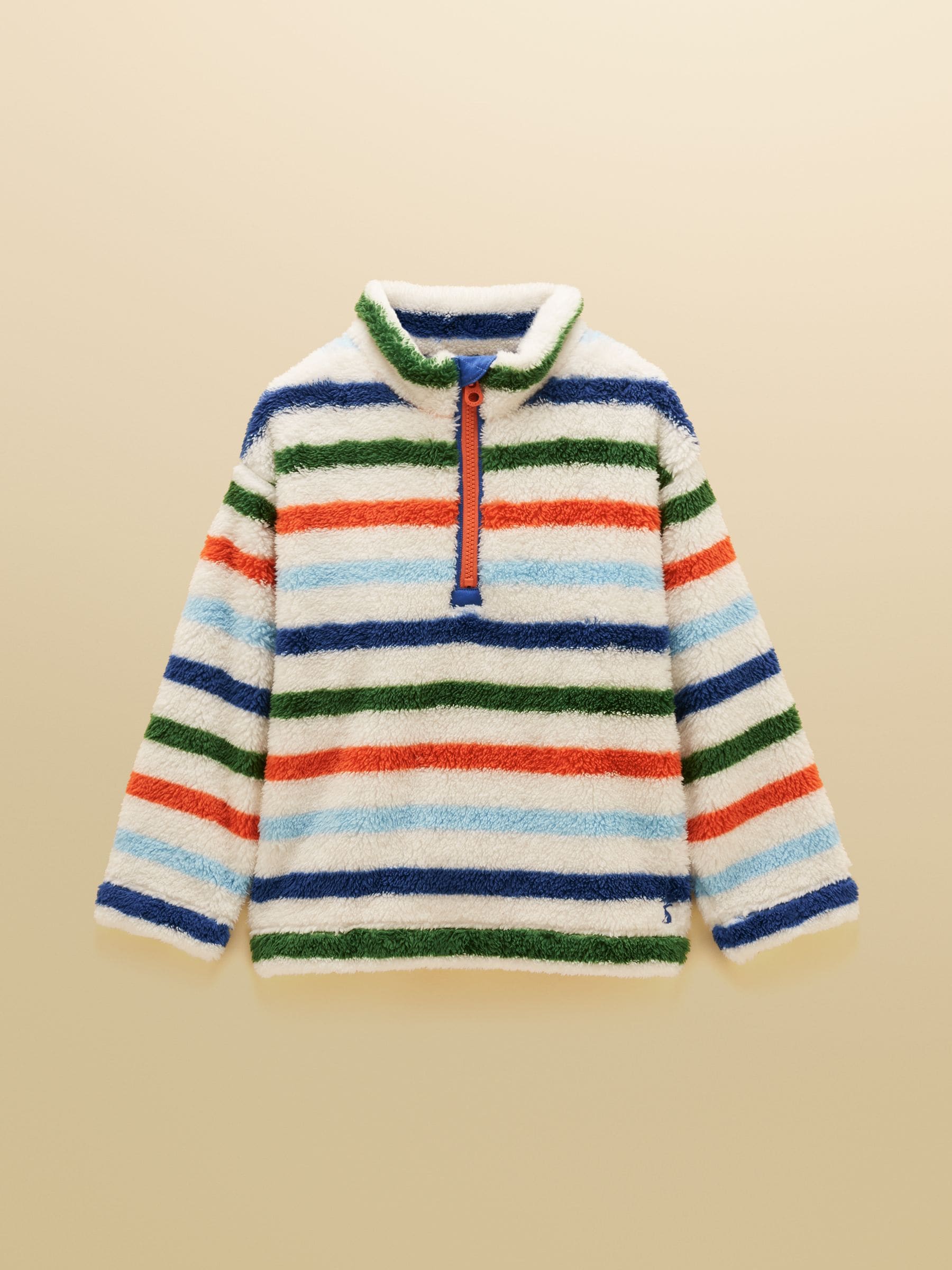 Dsiney Kidz - Joules Boys' Woozle Multi Stripe Quarter Zip Fleece image 1