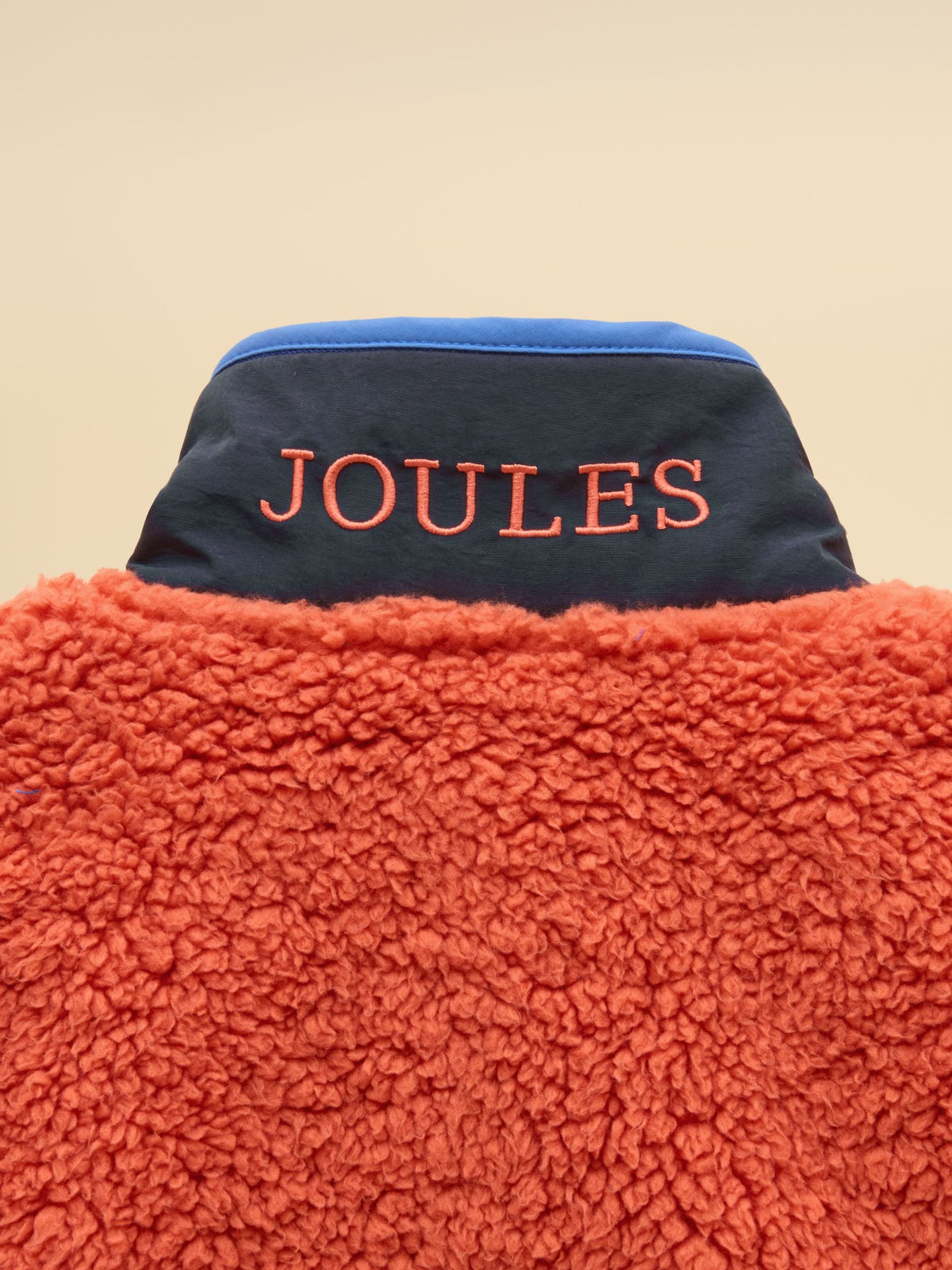 Dsiney Kidz - Joules Boys' Billy Blue & Orange Zip Through Fleece image 4