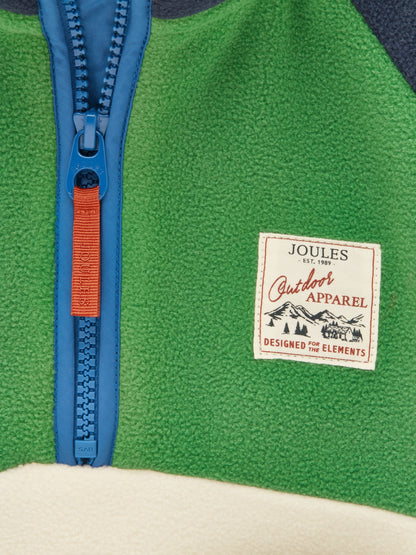 Dsiney Kidz - Joules Boys' Breeze Cream & Navy Polar Fleece Quarter Zip image 5