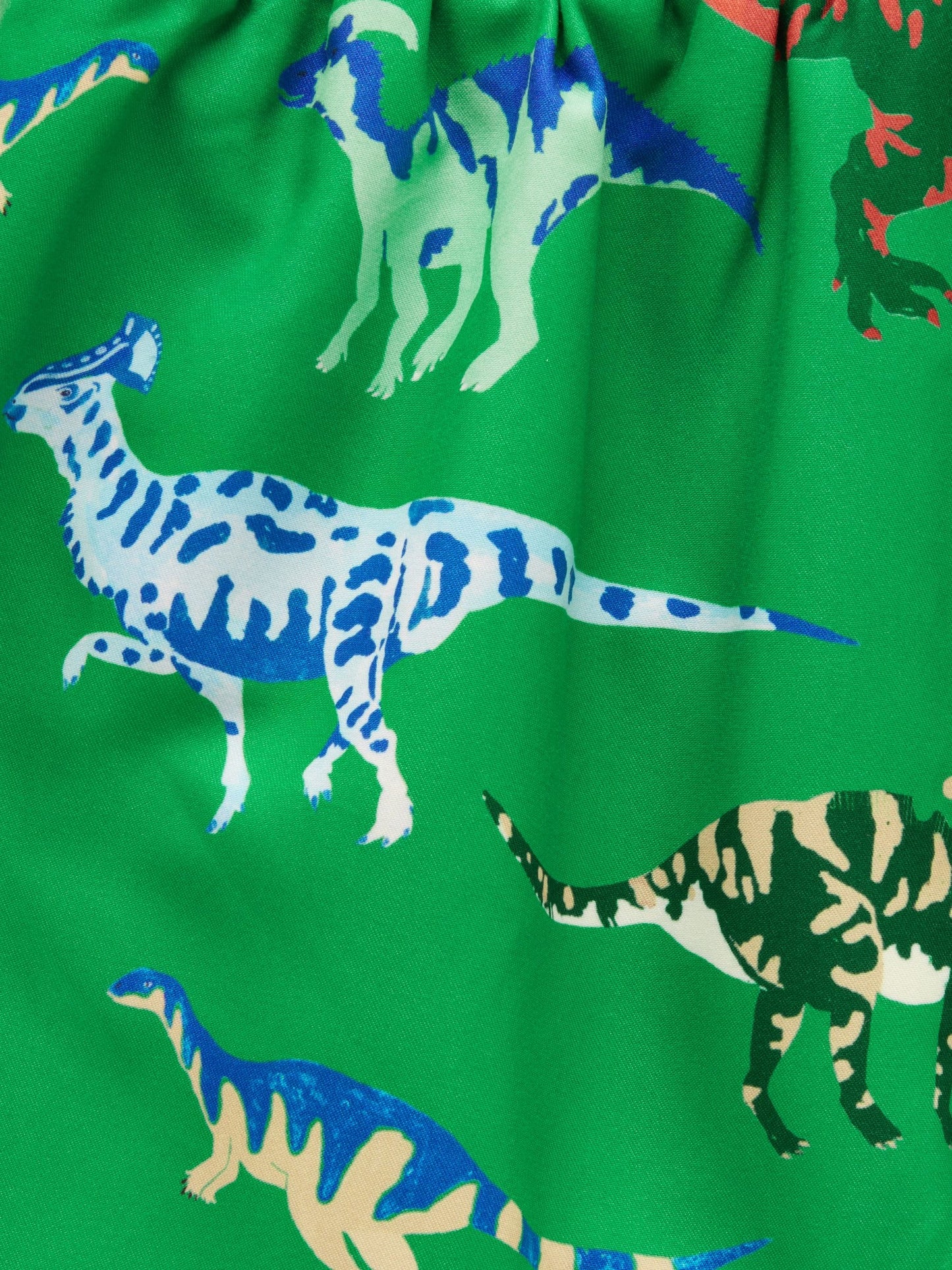 Joules Boys' Ocean Green Dino Printed Swim Shorts image 4