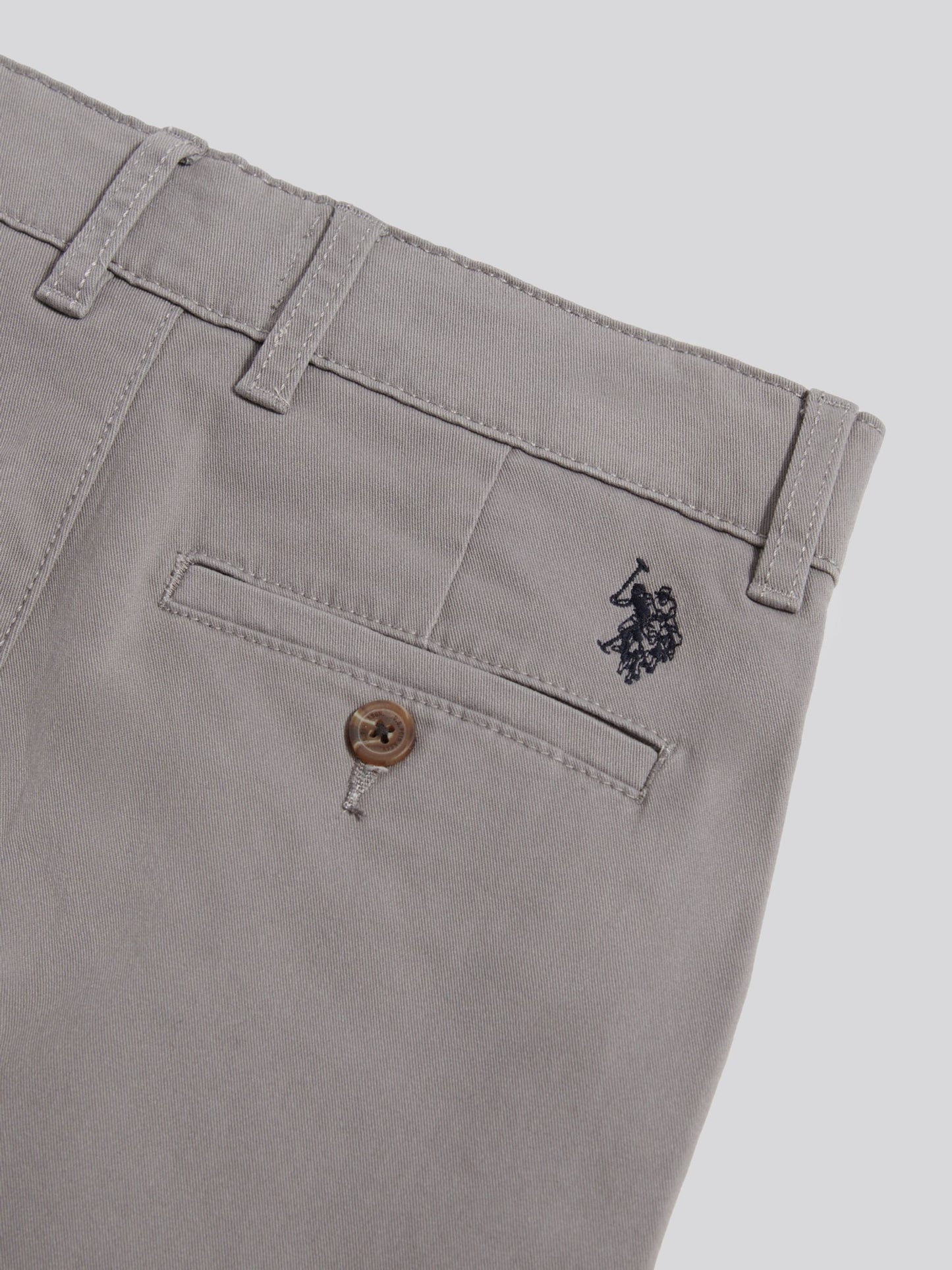 Dsiney Kidz - U.S. Polo Assn Grey Classic Chino Shorts image 8