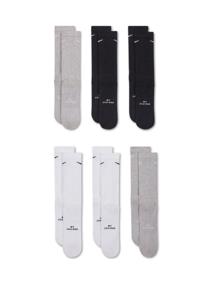 Nike Grey Everyday Crew Socks 6 Pack - image 3