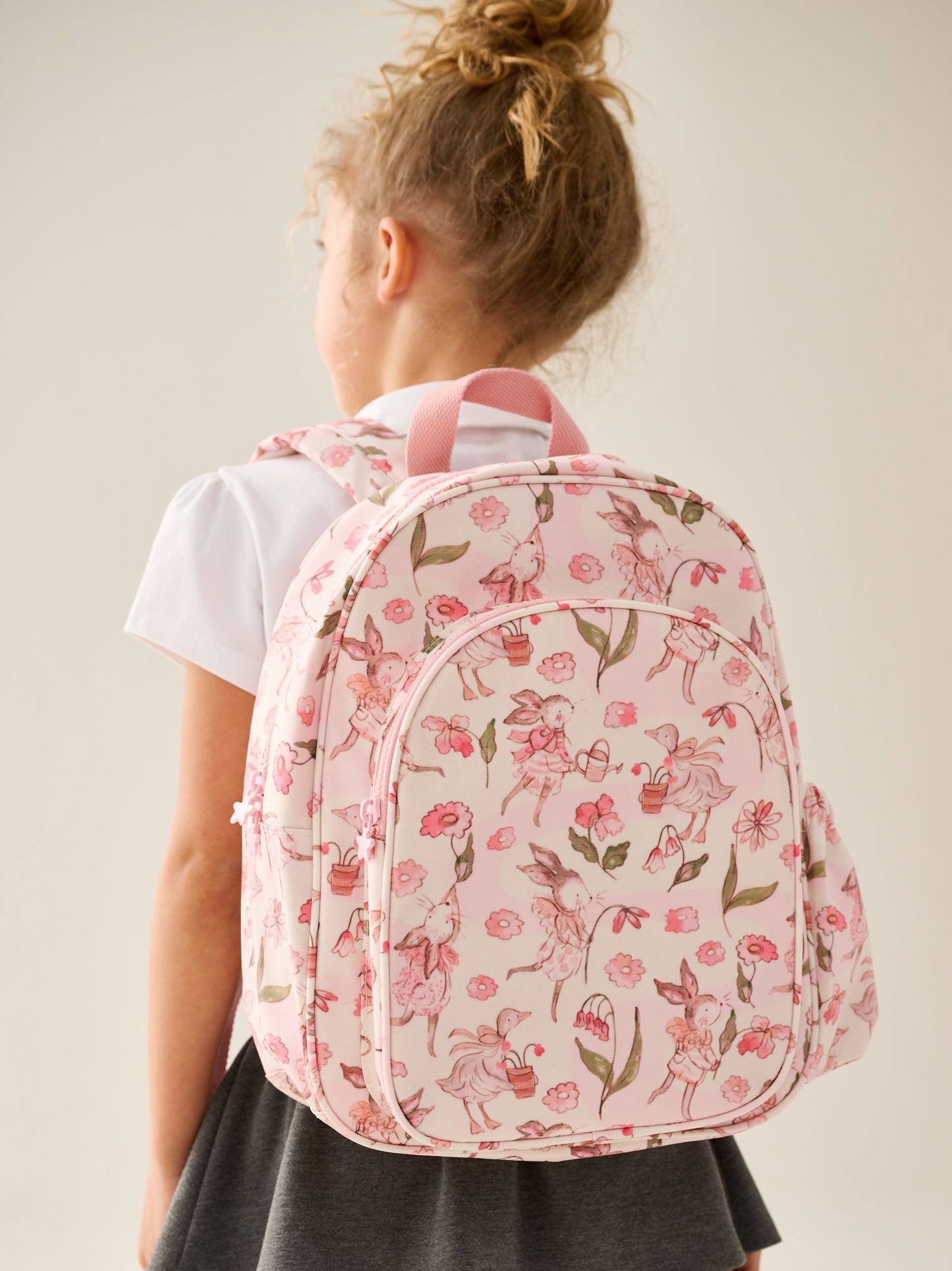 Pink Bunny/Cream Backpack image 1