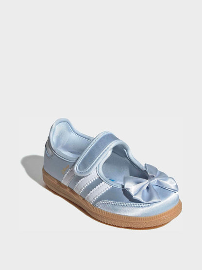 adidas Originals Pale Blue x Disney Samba Jane Kids Trainers image 4