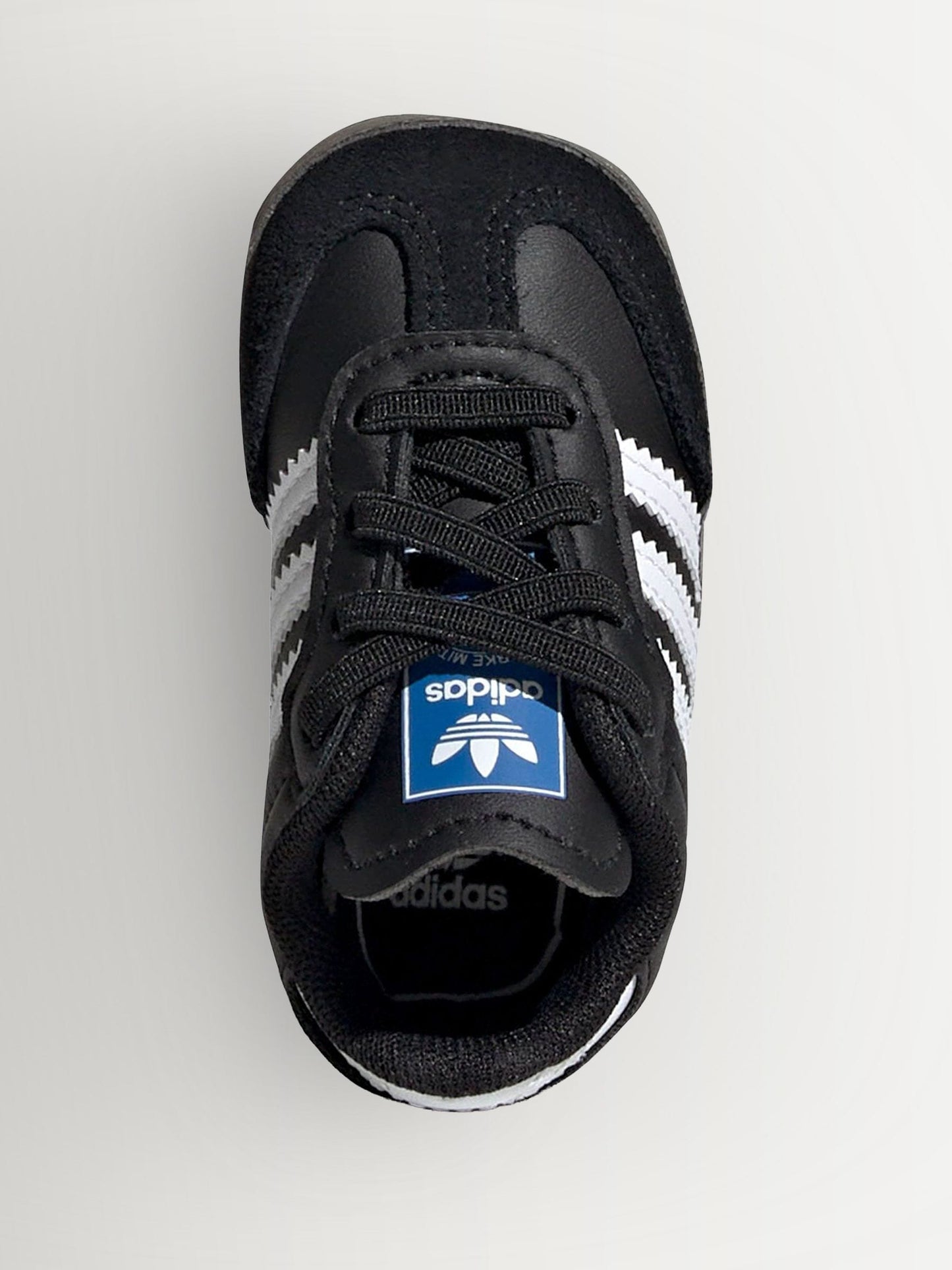 adidas Originals Black/White Samba Crib Trainers image 2