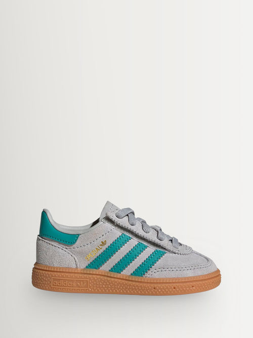 adidas Originals Grey/Green Handball Spezial Comfort Closure Elastic Lace Infant Trainers image 1