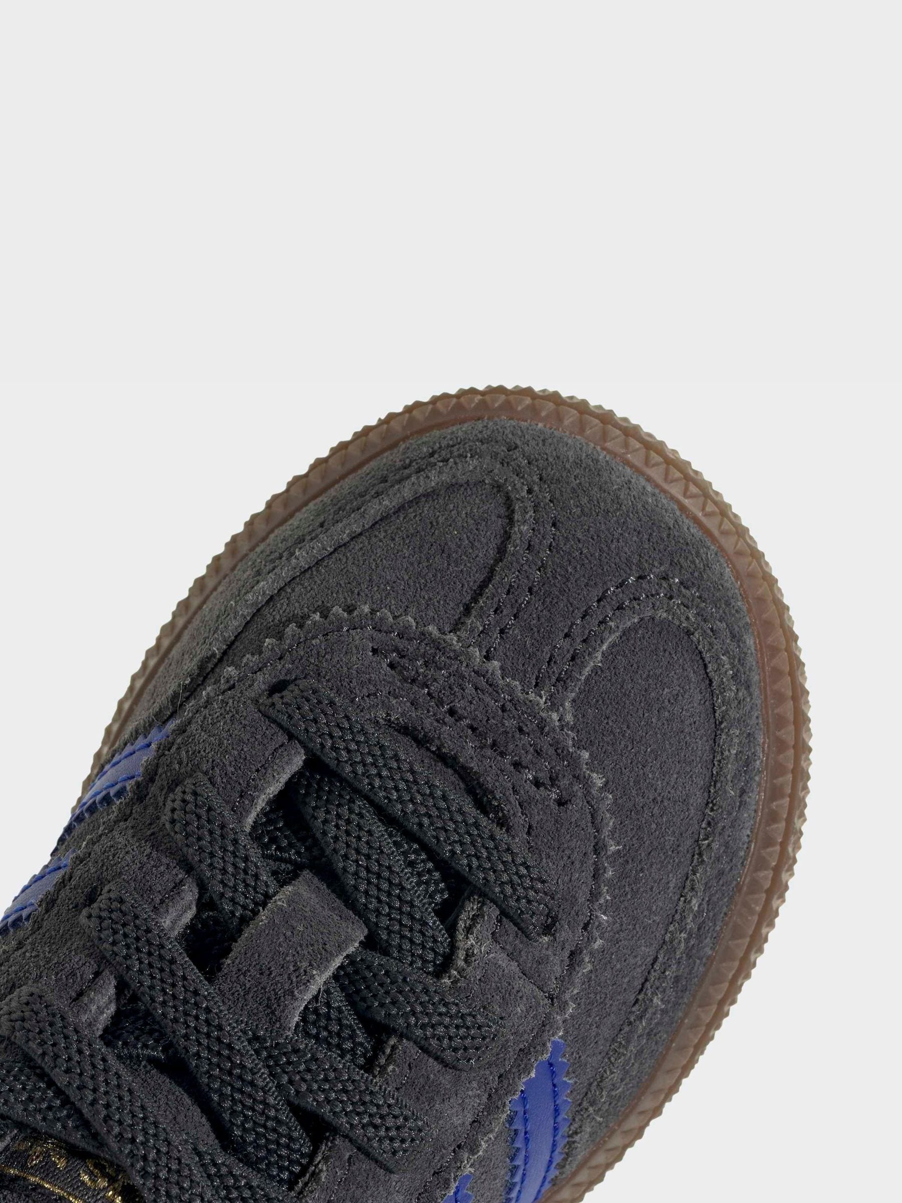 adidas Originals Black/Navy Handball Spezial Comfort Closure Elastic Lace Infant Trainers image 10