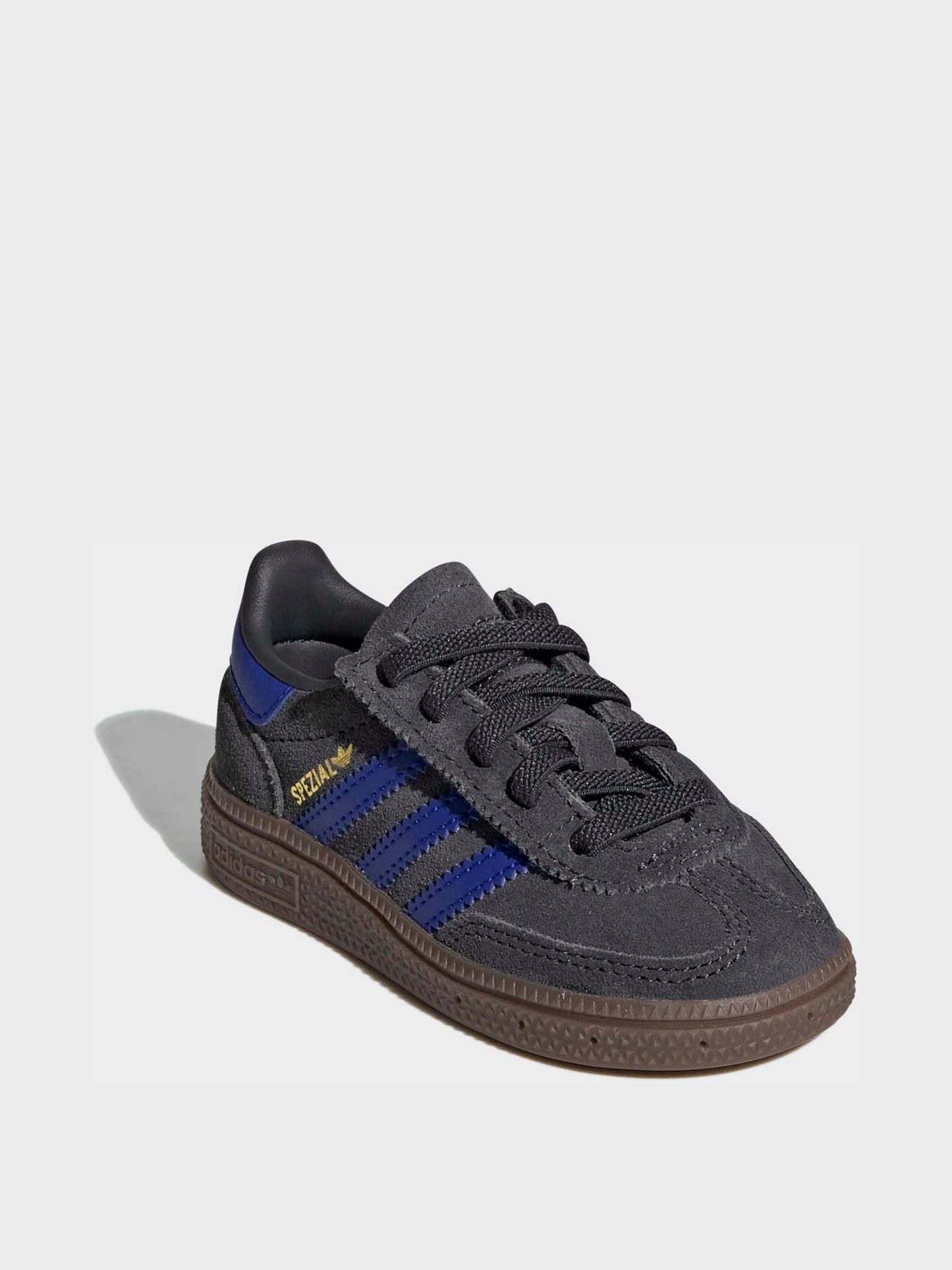 adidas Originals Black/Navy Handball Spezial Comfort Closure Elastic Lace Infant Trainers image 3