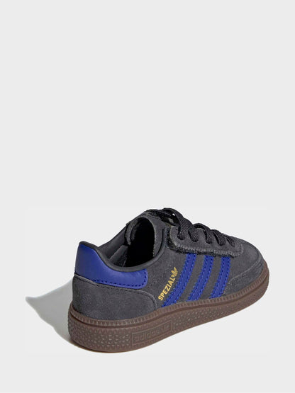 adidas Originals Black/Navy Handball Spezial Comfort Closure Elastic Lace Infant Trainers image 4