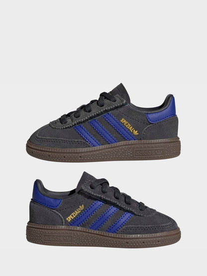 adidas Originals Black/Navy Handball Spezial Comfort Closure Elastic Lace Infant Trainers image 6