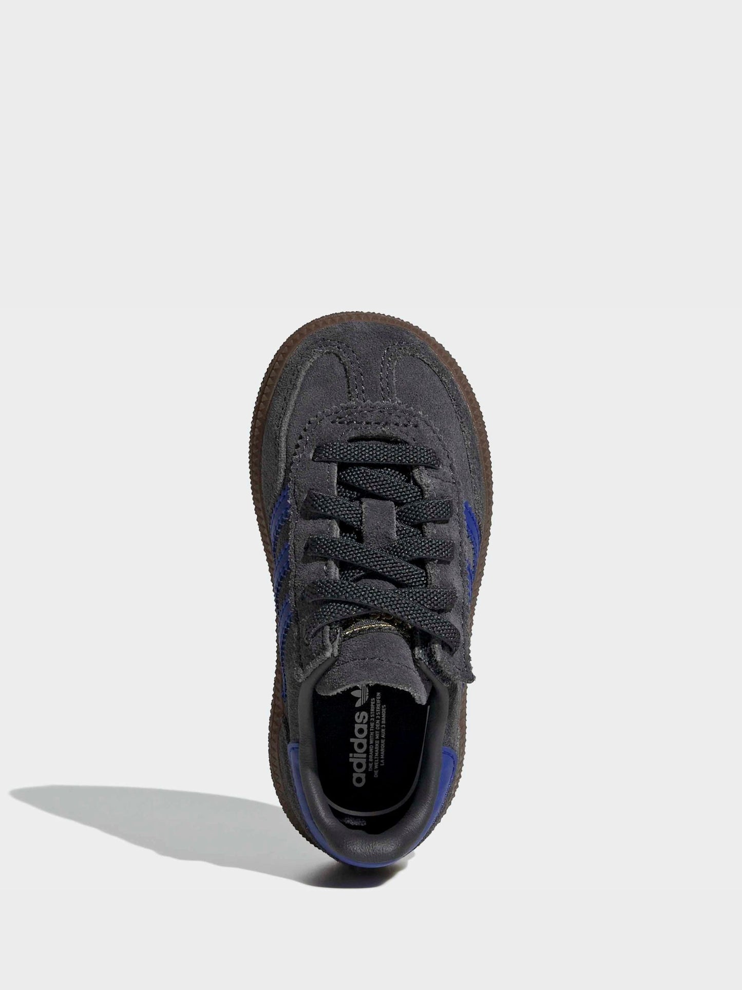 adidas Originals Black/Navy Handball Spezial Comfort Closure Elastic Lace Infant Trainers image 7