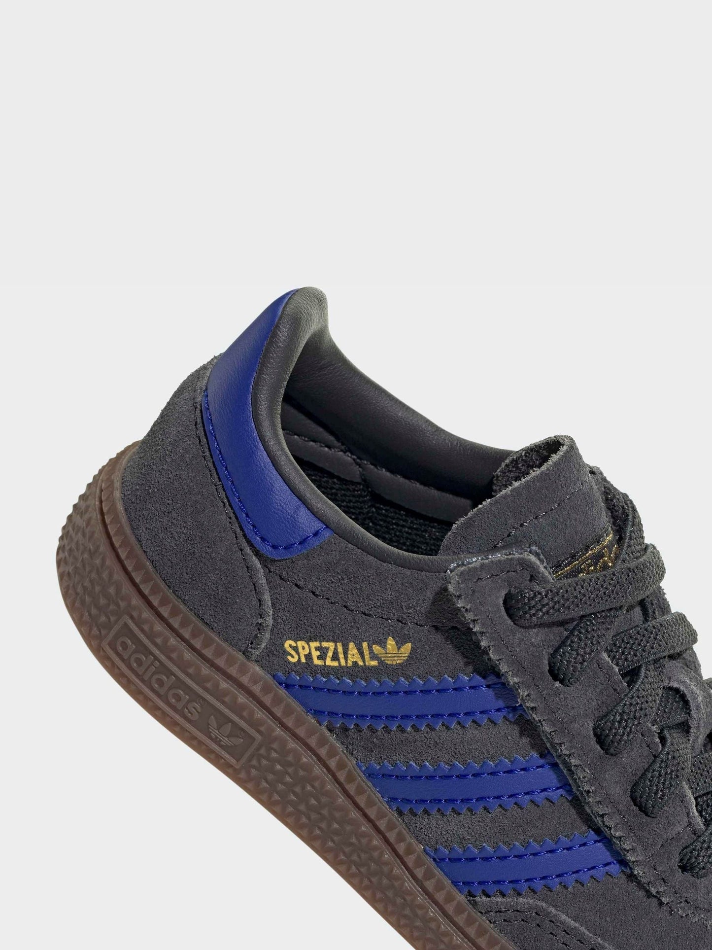 adidas Originals Black/Navy Handball Spezial Comfort Closure Elastic Lace Infant Trainers image 9