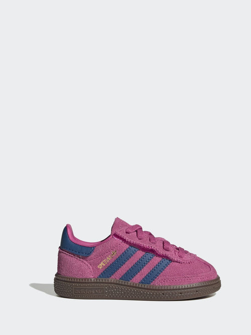 adidas Originals Pink/Navy Handball Spezial Comfort Closure Elastic Lace Infant Trainers image 1