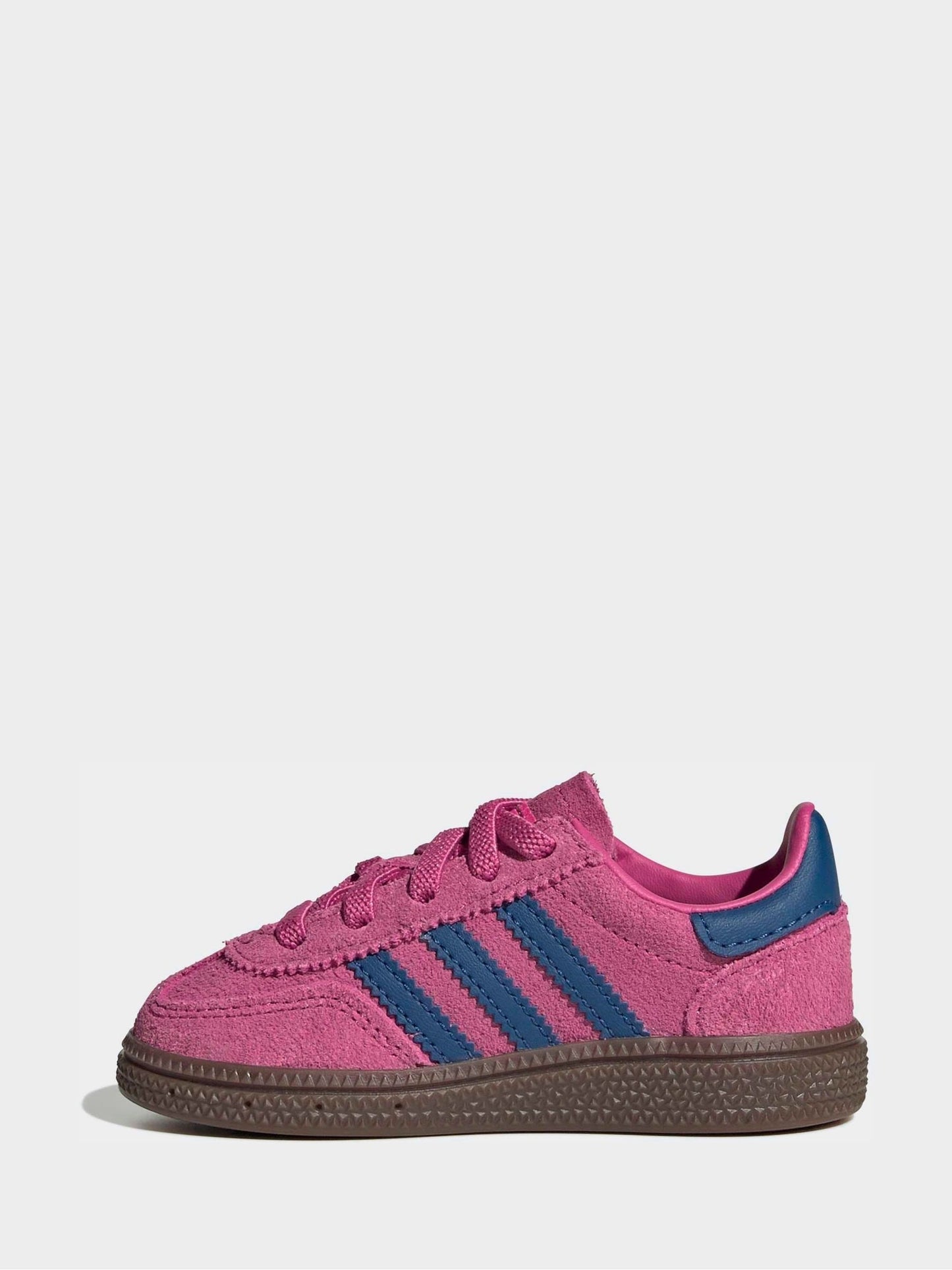 adidas Originals Pink/Navy Handball Spezial Comfort Closure Elastic Lace Infant Trainers image 2