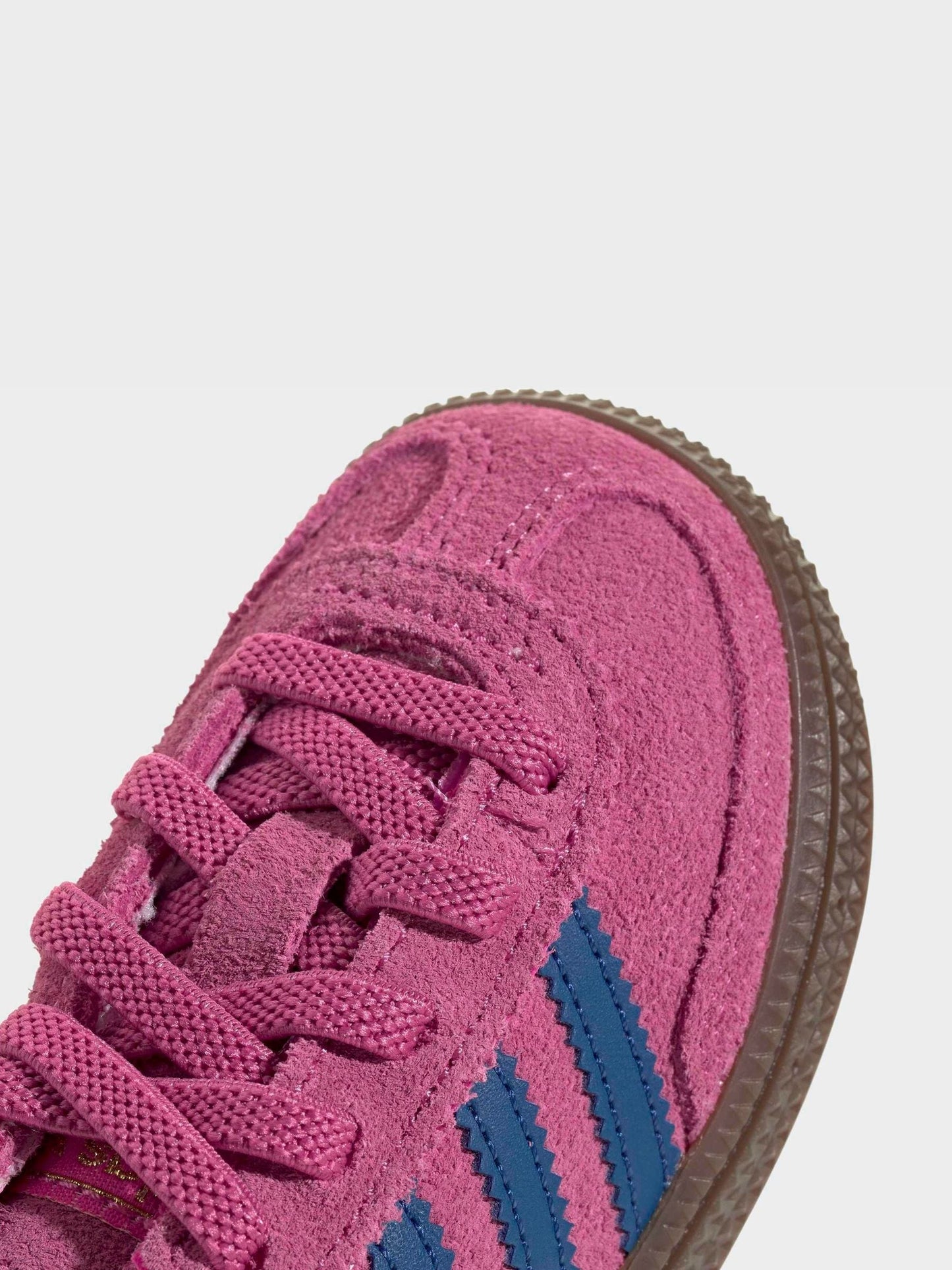 adidas Originals Pink/Navy Handball Spezial Comfort Closure Elastic Lace Infant Trainers image 6