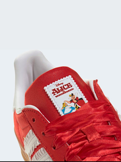 Dsiney Kidz - adidas Originals Red/White Disney Gazelle Indoor Junior Trainers image 5