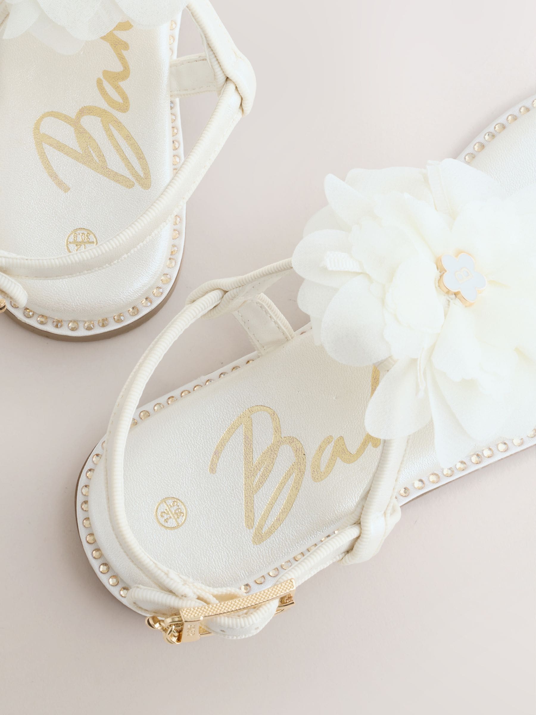 Baker by Ted Baker Occasion Corsage White Sandals image 4