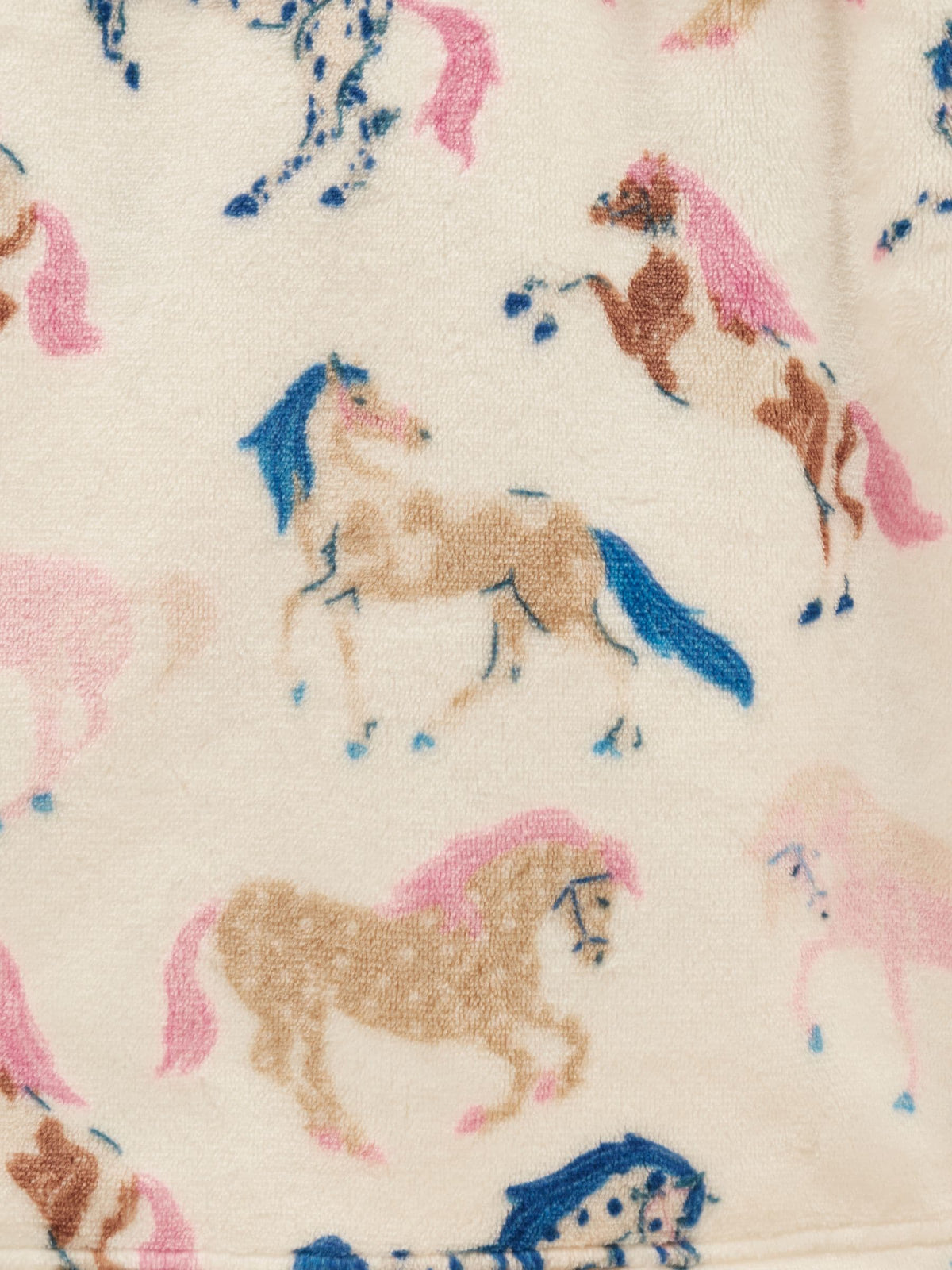 Dsiney Kidz - Joules Girls' Snug Cream Horse Dressing Gown image 5