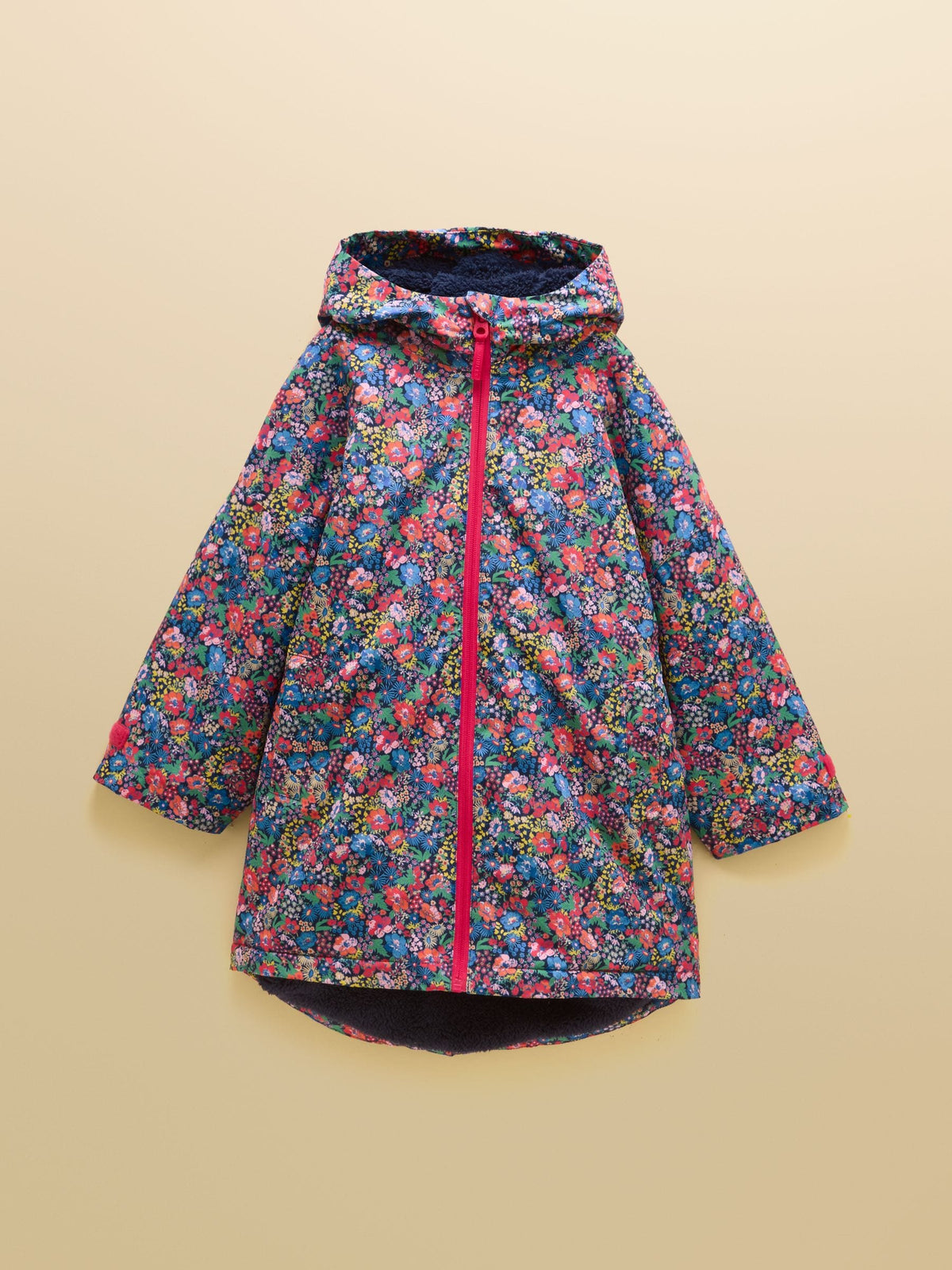 Dsiney Kidz - Joules Girls' Coverall Navy Ditsy Waterproof Changing Robe image 1