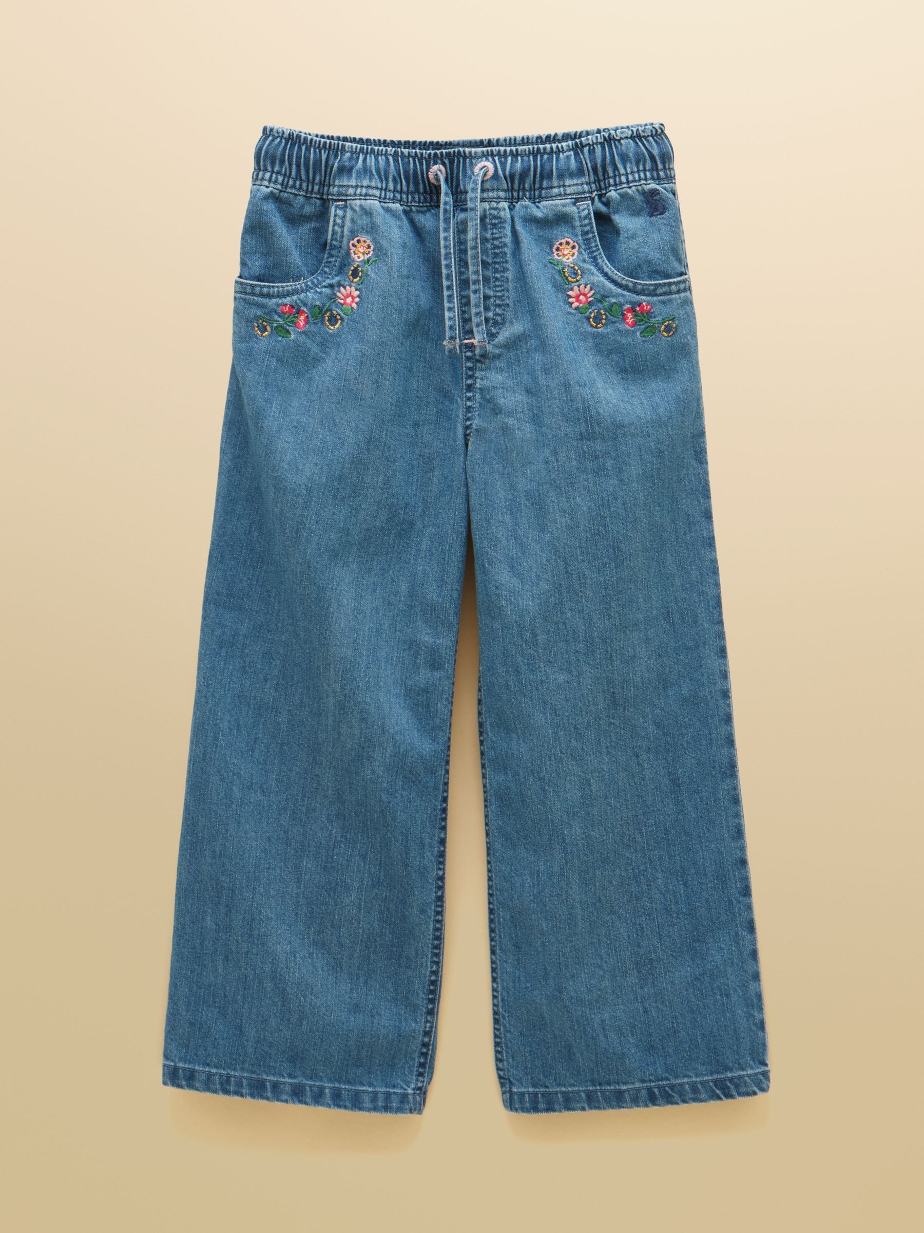 Dsiney Kidz - Joules Girls' Josie Blue Denim Pull On Jeans image 1