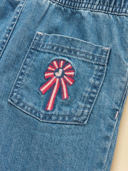 Dsiney Kidz - Joules Girls' Josie Blue Denim Pull On Jeans image 4